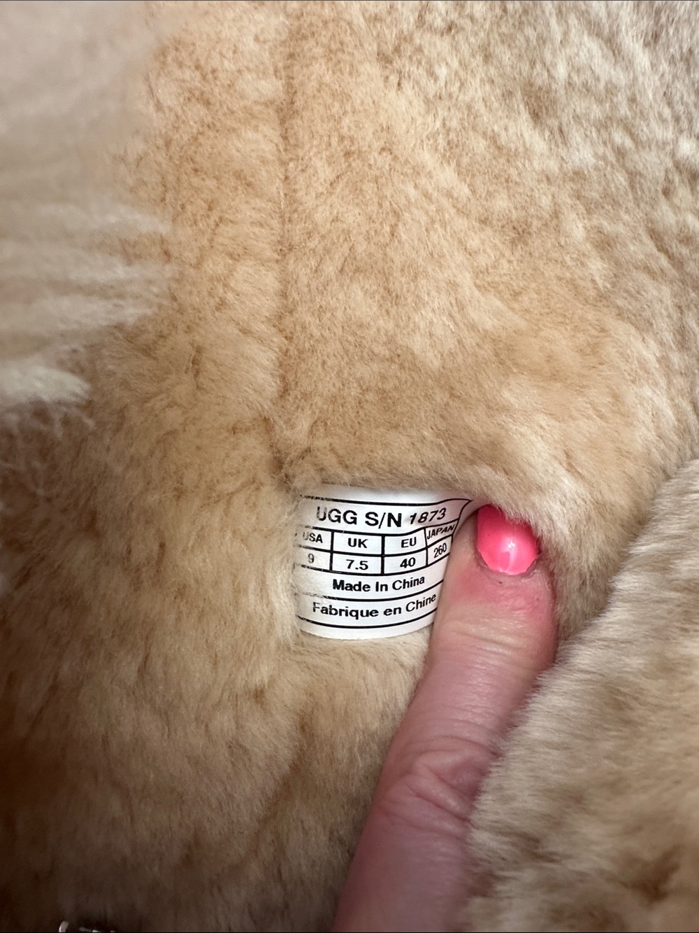 UGG Sheepskin Bootie - Tan - Picture 4 of 5